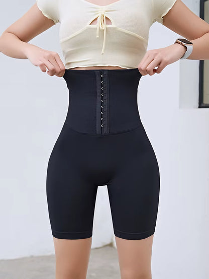 Fitness Women Corset Push Hip Postpartum High Waist Yoga Pants Workout Seamless Leggings Sportswear Gym Running Training Tights